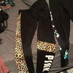 Pink Victoria’s Secret leggings size large